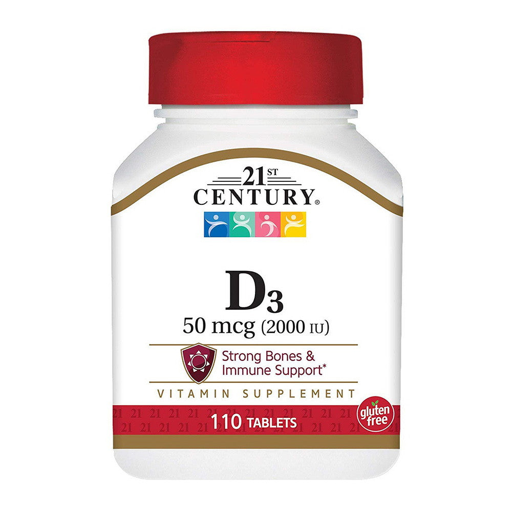 21St Century Vitamin D-2000 Maximum Strength D3 Tablet - 110 Ea